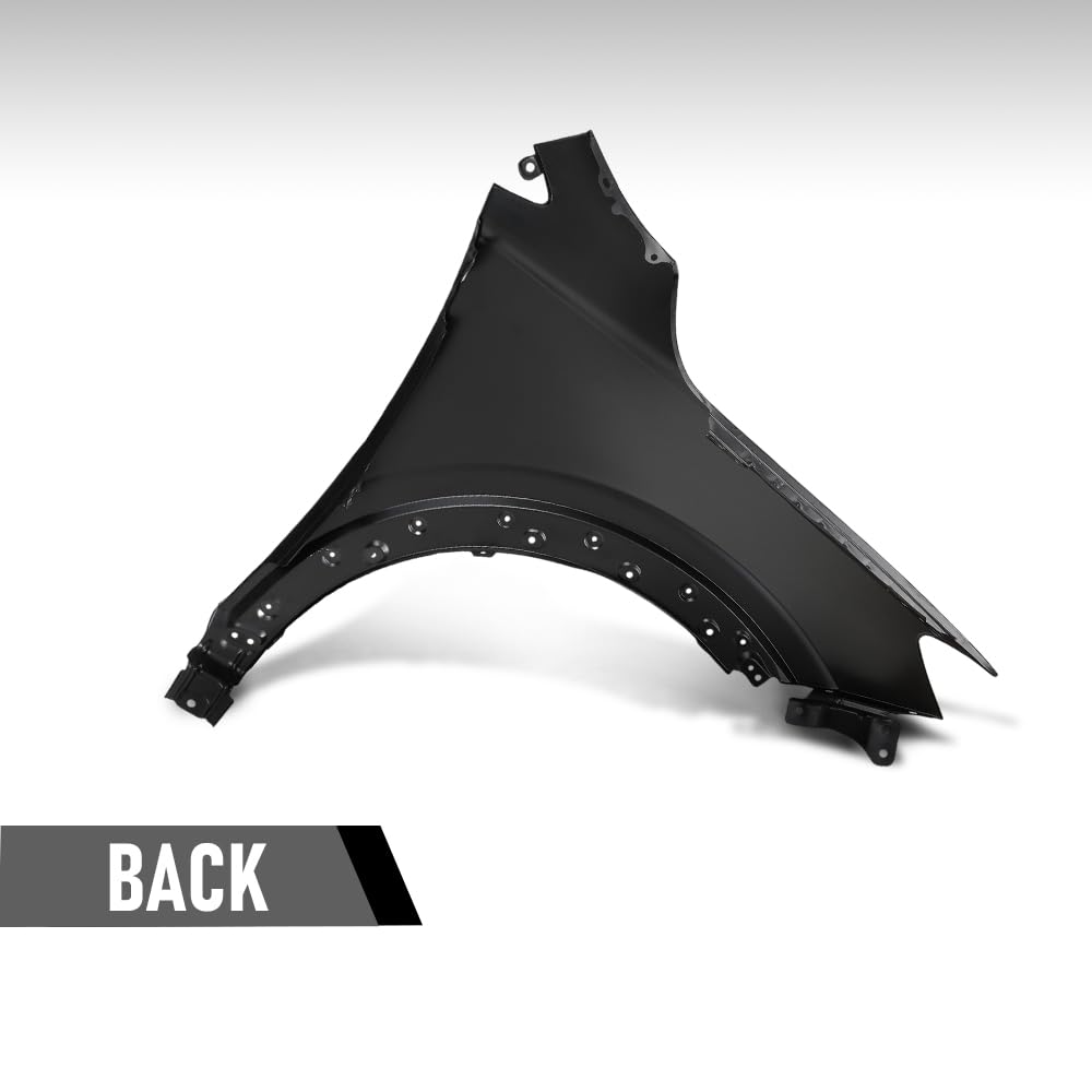 G-PLUS Front Left Driver Side Fender Compatible with Buick Encore GX Preferred 2020-2024 Fit Buick Encore GX (submodel: Essence, Select) 2020-2023 42766486, 42733024, GM1240419 Black