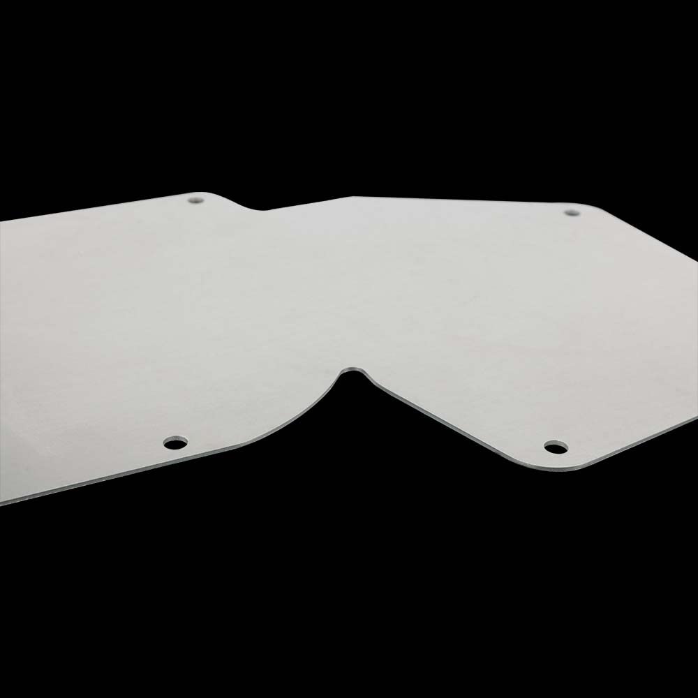 G-PLUS A/C And Heater Delete Panel C3 Compatible with 1968-1982 Corvette Silver