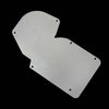 G-PLUS A/C And Heater Delete Panel C3 Compatible with 1968-1982 Corvette Silver