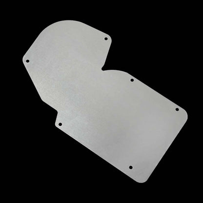 G-PLUS A/C And Heater Delete Panel C3 Compatible with 1968-1982 Corvette Silver