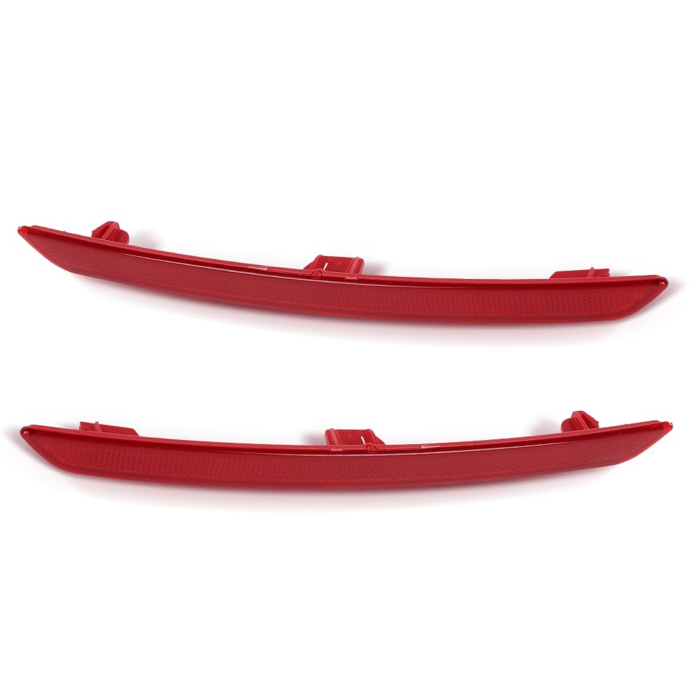 G-PLUS Pair Rear Bumper Reflector, Compatible with BMW 4-Series 428i 430i 435i 440i 2014-2020 with M Package, LH Driver & RH Passenger 2PCS, BM1184107, BM1185107