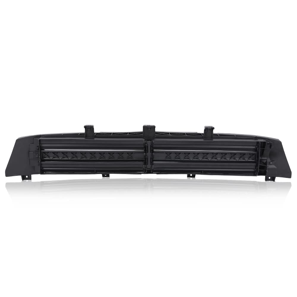 G-PLUS Front Bumper Shutters W/o Motor Compatible with Buick Lacrosse 2014 2015 2016 26202080 GM26202080 9054678 Dark Black
