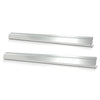 G-PLUS Rocker Panel Driver and Passenger Side Pair Compatible with Chevy Silverado GMC Sierra Pickup Truck Crew Cab 2014 2015 2016 Silver
