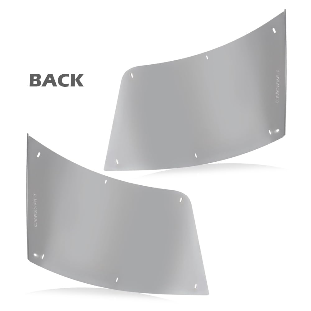 G-PLUS Headlight Molding Trim Side Bumper Chrome Trim Compatible With Volvo VNL 300 430 630 670 730 780 2004-2015 Driver & Passenger Side Bumper Extension Corners Chrome Trim 1 Pair 82721512 82721510