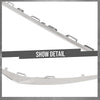 G-PLUS Front Bumper Cover Molding Trim Compatible with Benz W117 CLA Class 2016-2019 1178854900, 1178855000 Silver