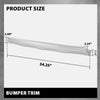 G-PLUS Front Bumper Trim Compatible with Dodge Journey AVP Canada Value Package Crew Crossroad GT Limited R/T SE SXT 2011-2019 55001049AA, CH1044108