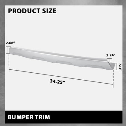 G-PLUS Front Bumper Trim Compatible with Dodge Journey AVP Canada Value Package Crew Crossroad GT Limited R/T SE SXT 2011-2019 55001049AA, CH1044108