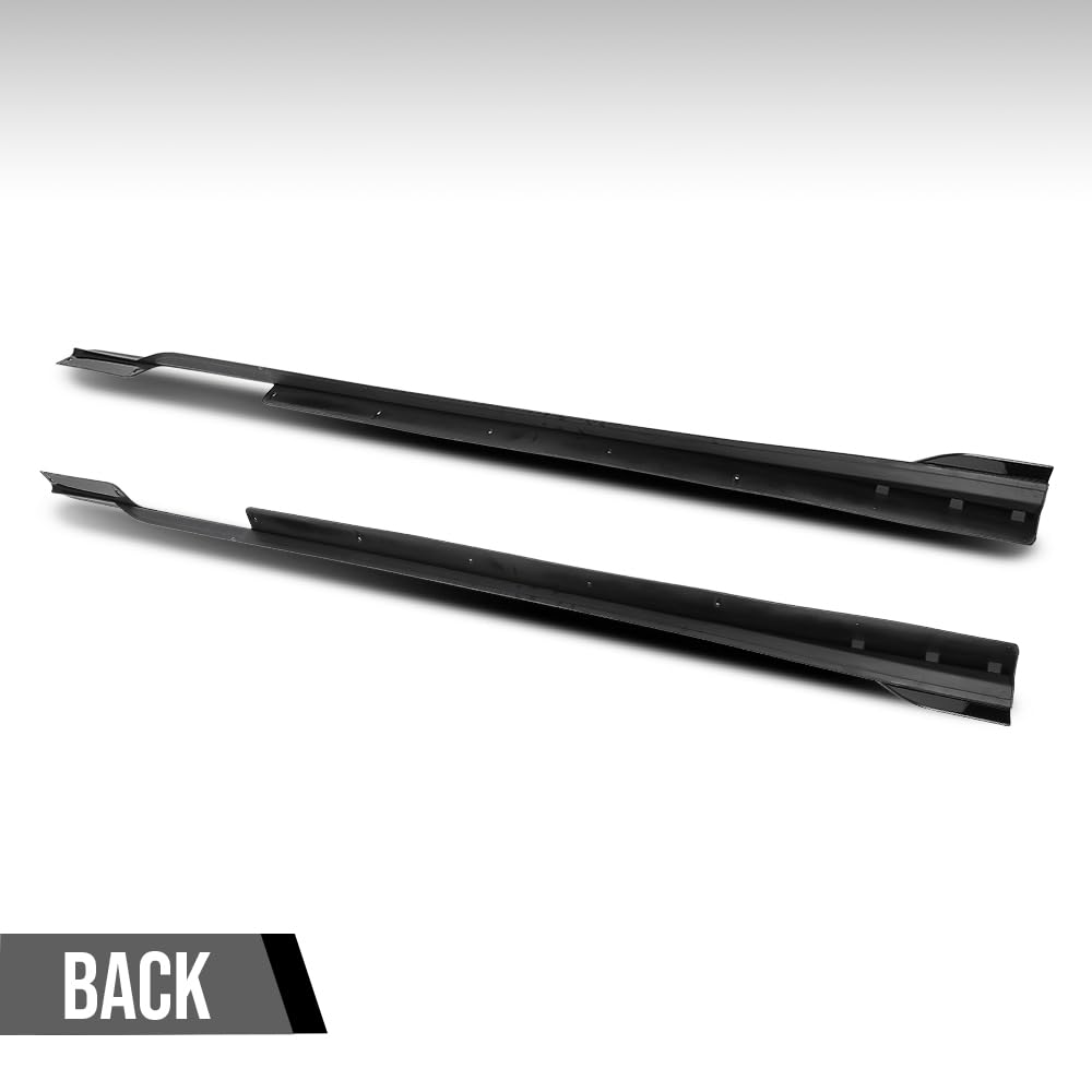 G-PLUS Side Skirts Pair Compatible with BMW G06 X6 2020 2021 2022 2023 2024 2025 M Sport Bumper Only, Also Fit F96 X6M Gloss Black