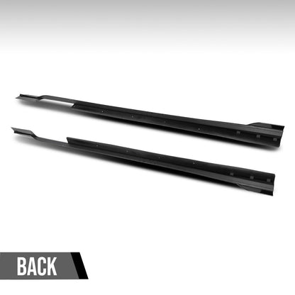 G-PLUS Side Skirts Pair Compatible with BMW G06 X6 2020 2021 2022 2023 2024 2025 M Sport Bumper Only, Also Fit F96 X6M Gloss Black