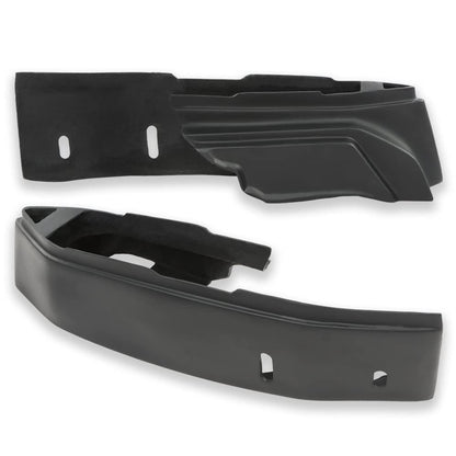 G-PLUS Rear Fiberglass Bumper Fillers Set of 2 Compatible with Cadillac Deville 1980-1992/Fit for Cadillac Fleetwood 1980-1992/Fit Cadillac Brougham 1980-1992 Black