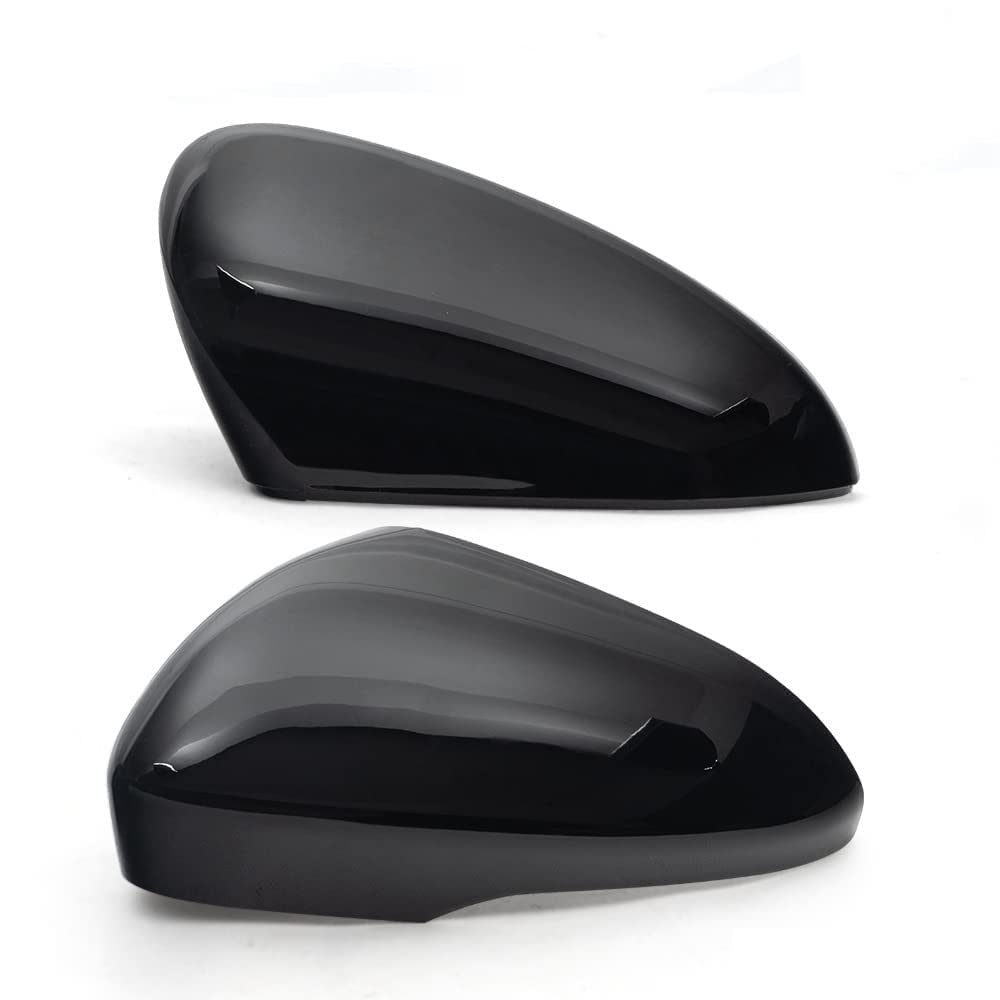 G-PLUS Rearview Mirror Cover Cap Compatible With 2013-2019 Ford Fusion,Driver & Passenger Side 2PC Black