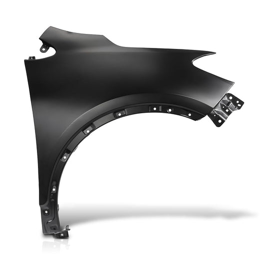 G-PLUS Front Fender RH Right Passenger Side Compatible with Buick Encore (submodel: Base, Convenience, Leather, Premium) 2013-2016 without Turn Signal Light Hole 95031570, GM1241382 Black