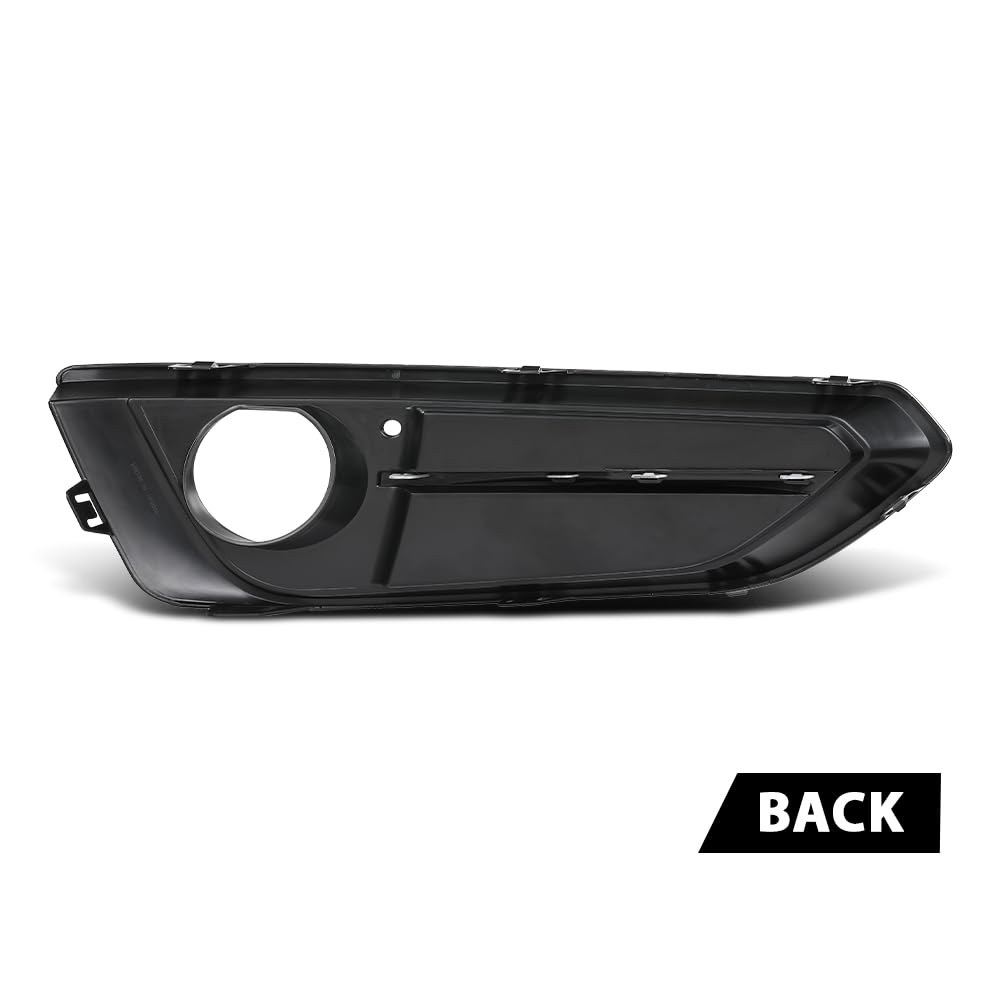G-PLUS Front Fog Light Cover Trim Driving Lamp Driver Left Side Compatible with BMW 230i xDrive Base 2017-2021 For Sport Line Models Without M Sport Package 51117343731, BM1038163 Black
