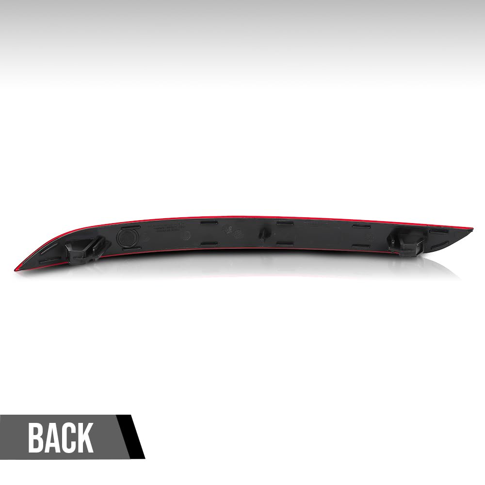 G-PLUS Rear Bumper Reflector Right Passenger Side Compatible with Volvo XC60 2018-2024 31656678 Red