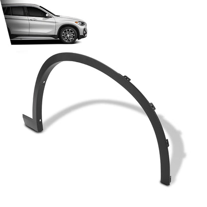 G-PLUS Front RH Wheel Fender Flare Molding Trim Compatible with BMW X1 sDrive28i 2017-2022 Fit BMW X1 xDrive28i 2016-2022 51777332338, BM1291114 Black