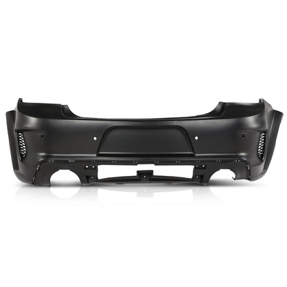 G-PLUS Rear Bumper Cover w/Holes Compatible with Dodge Charger 2020 2021 2022 2023, 68488292AA, CH1100A56, Primed Black
