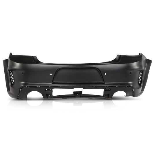 G-PLUS Rear Bumper Cover w/Holes Compatible with Dodge Charger 2020 2021 2022 2023, 68488292AA, CH1100A56, Primed Black