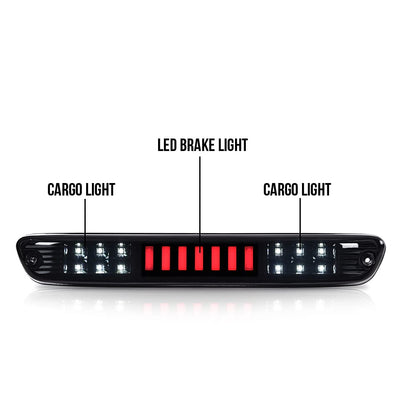 G-PLUS Car Tail Light Rear Third Stop I Brake Light Lamp Compatible with 2004-2012 Chevy Colorado/GMC Canyon 2006-2008 Isuzu I-Series 15286505 25971002 25821852