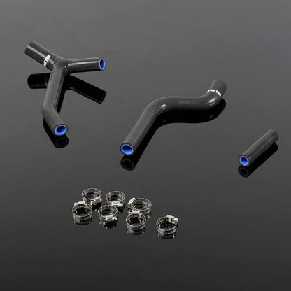 Gplus Silicone Radiator Hose Kit Clamps Compatible With Yamaha YZ250F YZ 250F 2010 To 2013 2011 2012 Black