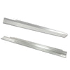 G-PLUS Slip on Rocker Panels Left and Right Side Compatible with Chevy Silverado Extended Cab 4 Door 2014-2018/Fit GMC Sierra Extended Cab 2014-2018 4 Door Silver 75 3/8" Long Silver