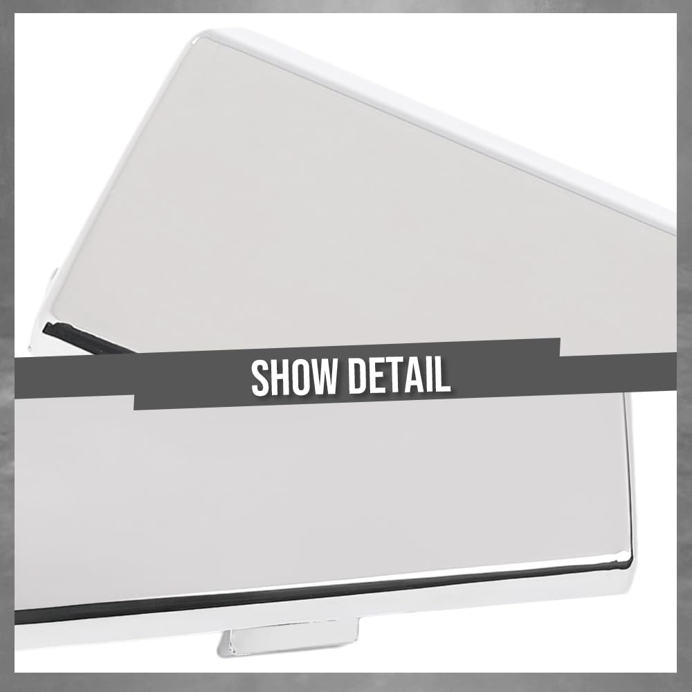 G-PLUS Rear Bumper Tow Hook Cover Compatible with Benz W166 ML Class 2012-2015 (With AMG package, Without ML63 AMG) Fit Benz ML250 ML400 2015 1668851423 Silver