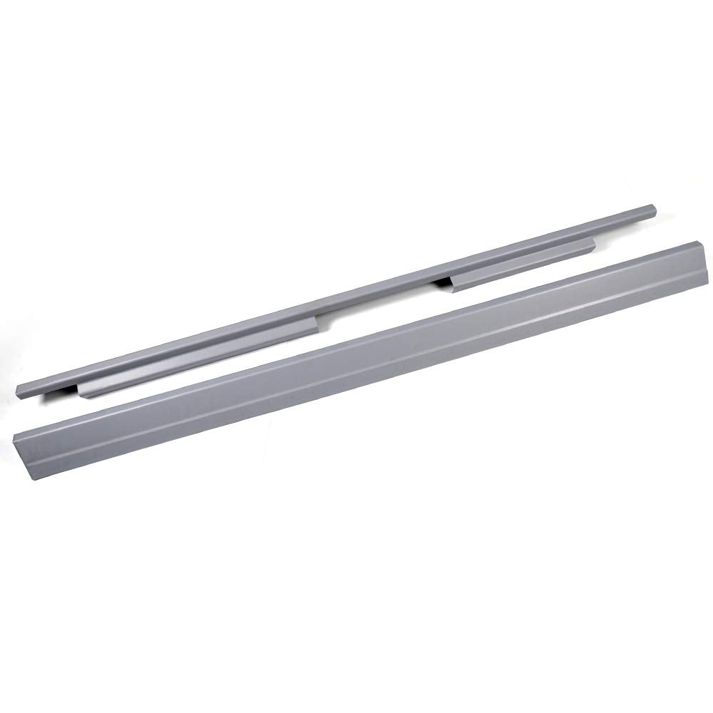 Replacement For Chevy Silverado/Replacement For GMC Sierra Crew Cab 4 Door 2001-2007 Lower Slip-On Rocker Panels Covers Protector Replacement 1 Pair