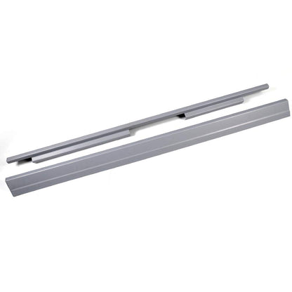 Replacement For Chevy Silverado/Replacement For GMC Sierra Crew Cab 4 Door 2001-2007 Lower Slip-On Rocker Panels Covers Protector Replacement 1 Pair