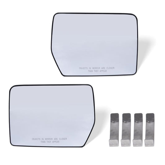 G-PLUS Power Mirror Glass Compatible With 2004-2010 Ford F150 Mark LT Pickup Truck,Exterior Mirror View Mirror Glass (A Pair(Left+ Right))