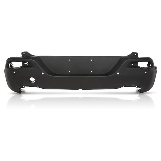 G-PLUS Rear Bumper Cover Fascia, Compatible with Jeep Cherokee 2014-2018, Fit Models with Park Assist Sensor Holes, CH1100A03, 187-01816E