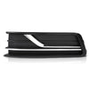 G-PLUS Front Left Fog Light Cover w/Chrome Trim Compatible with Volkswagen Passat 2016-2019 Black Driver Side without Sensor Hole