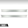 G-PLUS Rocker Panel Driver and Passenger Side Pair Compatible with Chevy Silverado GMC Sierra Pickup Truck Crew Cab 2014 2015 2016 Silver