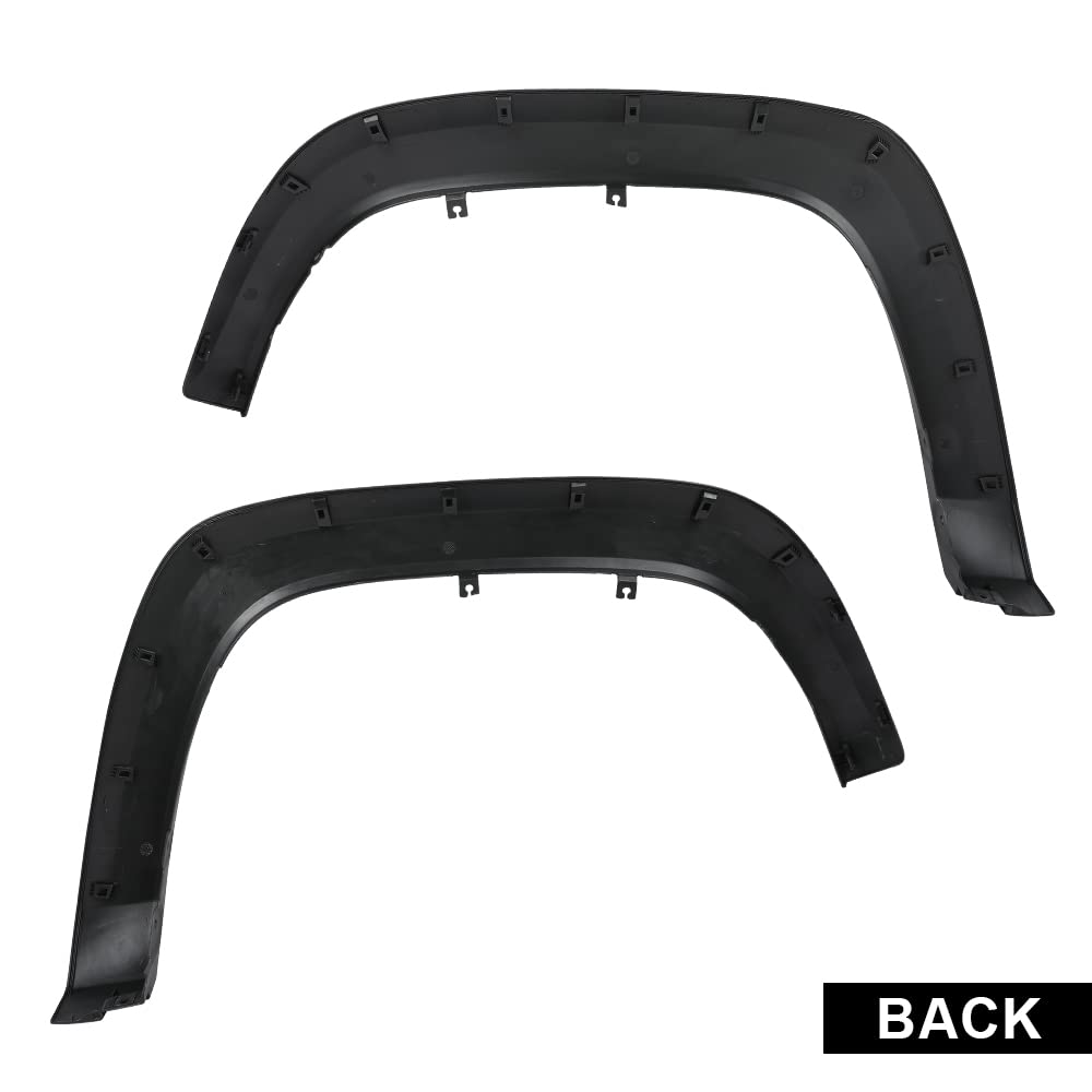 G-PLUS Front Fender Flares Compatible with Toyota Tacoma 2016 2017 2018 2019 2020 2021 Left & Right Side Moulding Trim Wheel Opening Molding, 7587104060 TO1291109C TO1290109C