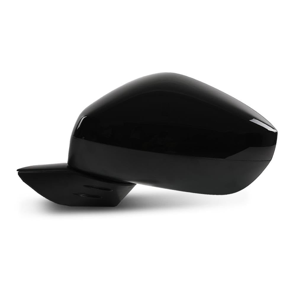 G-PLUS Power Mirror w/ 3-Pin Left Driver Side Compatible with Honda Civic LX/Sport 2022-2023 Manual Folding 76258T20A01-PFM HO1320350 Glossy Black