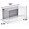 G-PLUS Boxing Glove Display Case Acrylic Wall Mount Horizontal Show Case Baseball Mitt UV-Protected Display Case Full Size(Not Suitable for Vertical Hanging)
