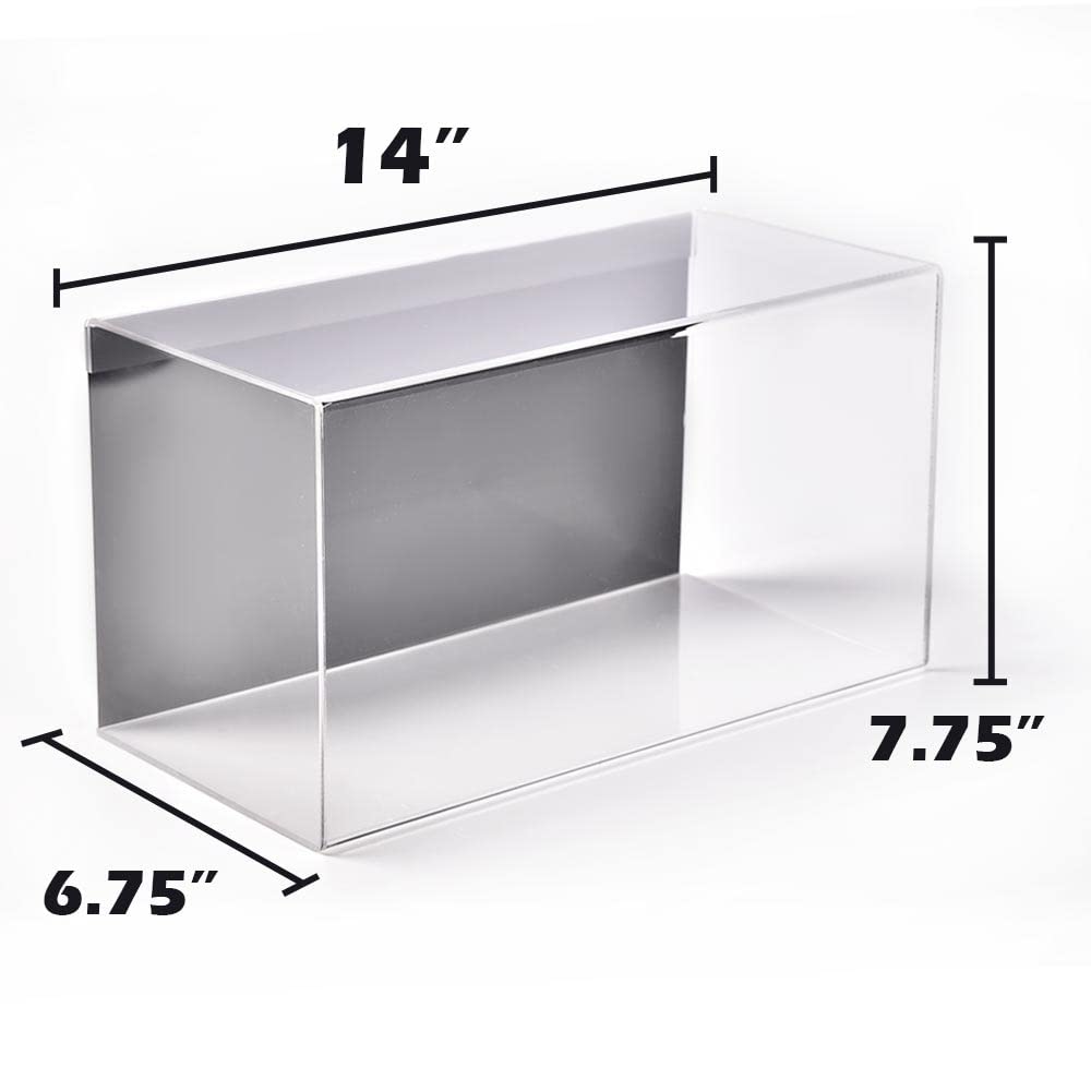 G-PLUS Boxing Glove Display Case Acrylic Wall Mount Horizontal Show Case Baseball Mitt UV-Protected Display Case Full Size(Not Suitable for Vertical Hanging)
