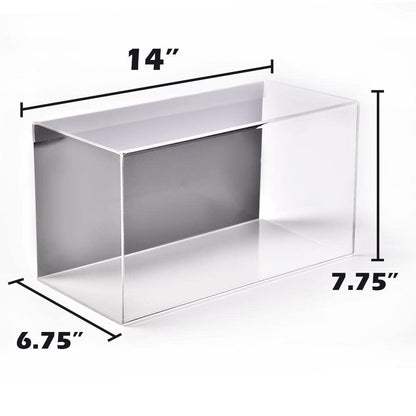 G-PLUS Boxing Glove Display Case Acrylic Wall Mount Horizontal Show Case Baseball Mitt UV-Protected Display Case Full Size(Not Suitable for Vertical Hanging)