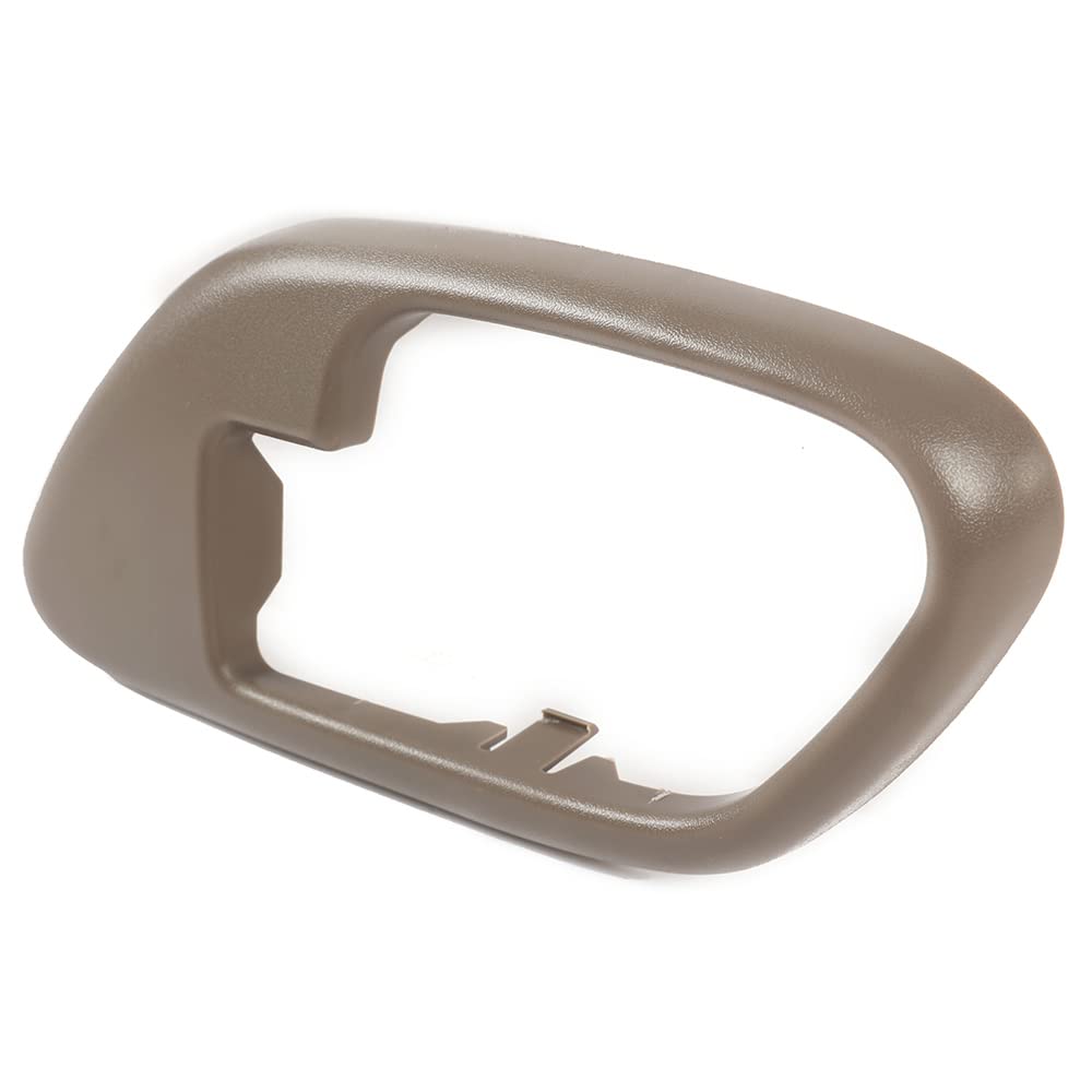 G-PLUS Door Handle Trim Set Compatible with Chevy C1500 Truck 1995-1999/Fit C2500 1995-2000 Truck Interior Door Handle Bezel 2PCS 15708087 15708088
