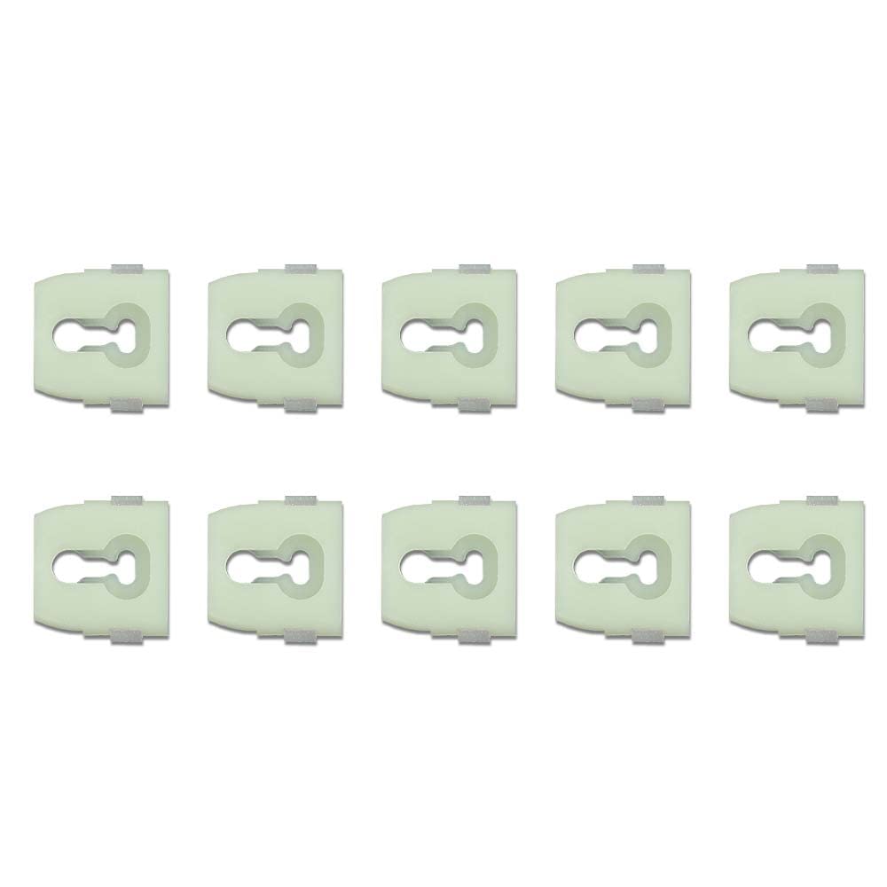 G-PLUS Body Side Belt Moulding Molding Trim Clips 10pcs Compatible with 1973-1979 NOS Ford Pickup Truck