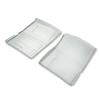 G-PLUS Extended Floor Pan Set Fit Chevy/GMC Truck Suburban Blazer Jimmy 1973-1987, Front Floor Pans Left & Right, Silver