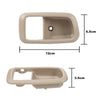 G-PLUS Door Handle Trim Set Compatible with 2000-2006 Toyota Tundra,Interior Door Handle Bezel 2Pc (Beige)