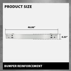 G-PLUS Rear Bumper Reinforcement for Honda Civic 2016-2023 Acura Integra 2023 Close-up View
