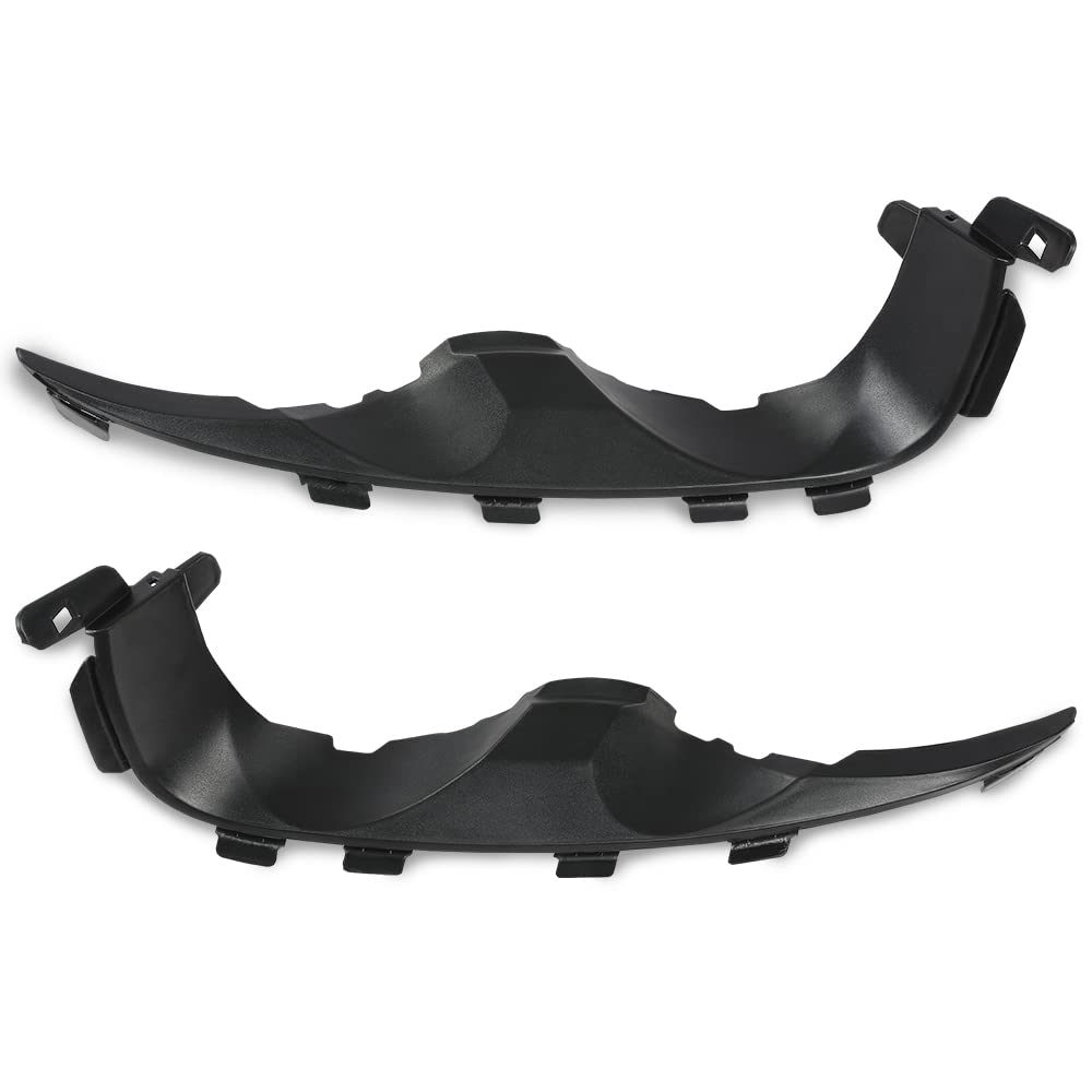 G-PLUS Front Bumper Bracket Compatible with 2012-2016 Chevy Sonic, Black Steel Aluminum Mounting Brackets, Pair Set, Front Bumper Retainer Replacement