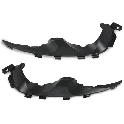 G-PLUS Front Bumper Bracket Compatible with 2012-2016 Chevy Sonic, Black Steel Aluminum Mounting Brackets, Pair Set, Front Bumper Retainer Replacement