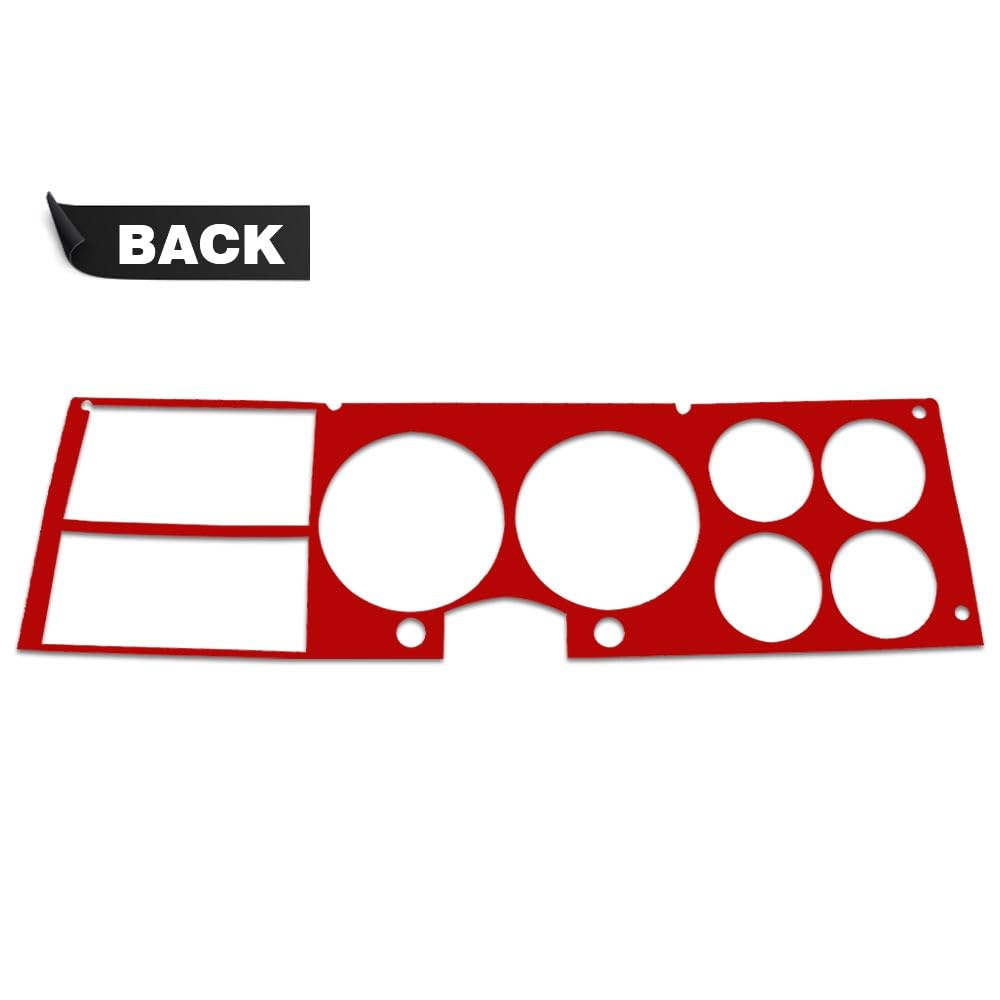 G-PLUS Aluminum Dash Bezel Insert Compatible with Chevy/GMC Truck Blazer Suburban 1981-1987