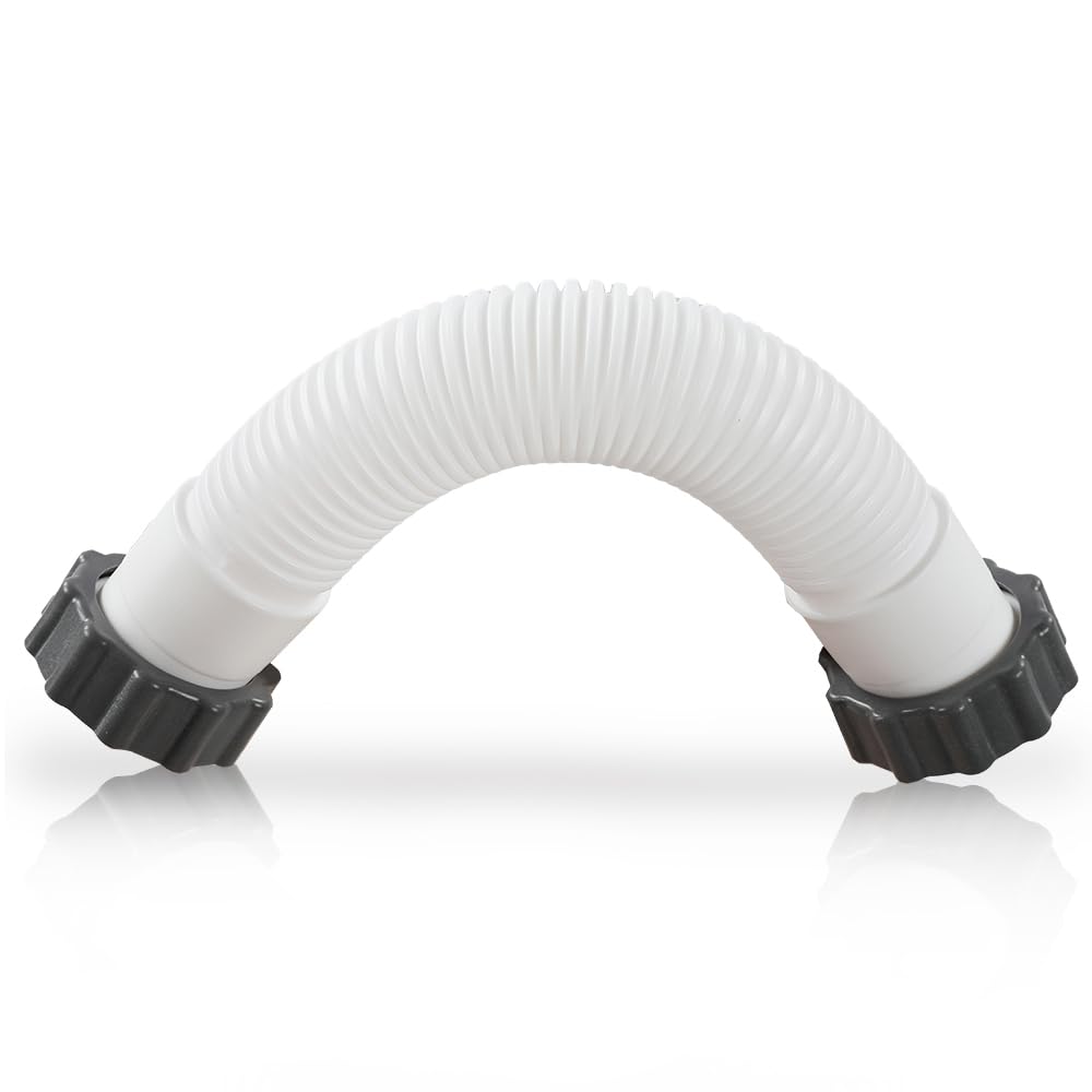 G-PLUS 11388 Pool Sand Filter Pump Hose Compatible with Intex Pool Sand Filter Pumps & Saltwater Systems 14 Inch Using 1.5 Connections 26371CA 26371EH 28647EG SF60110-2