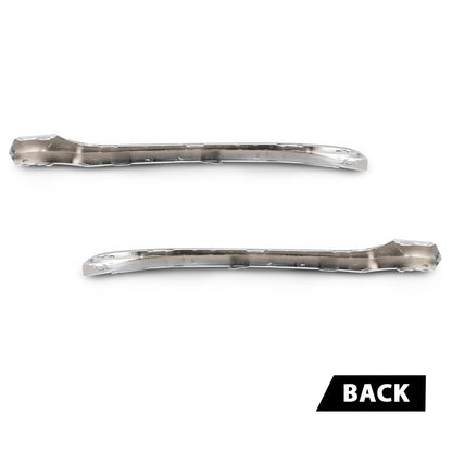 G-PLUS Front Driver and Passenger Side Bumper Trim 2 Pcs Compatible with Benz C300 (submodel: 4Matic, Base) 2015-2018 For Models With AMG Styling Package, Without Night Package 2058851474, 2058851374