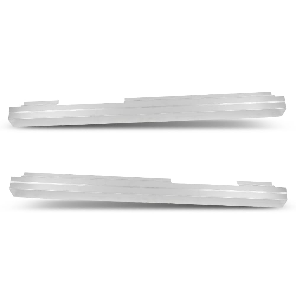 G-PLUS 2PCS Rocker Panels Pair Compatible with Chevy Silverado GMC Sierra Extended Cab All Models 2007 2008 2009 2010 2011 2012 2013