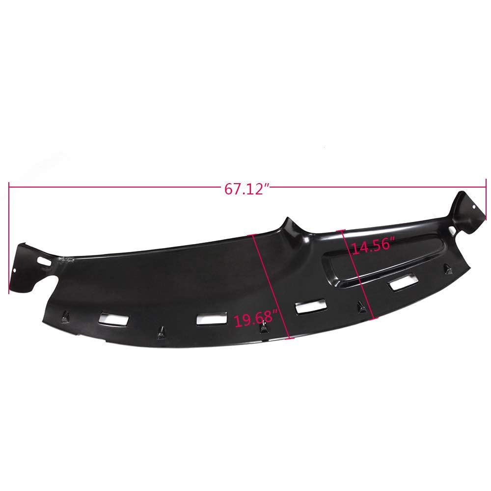 G-PLUS Molded TPE Dash Cover Compatible with Dodge Ram 1500/2500/3500 1994 1995 1996 1997 Red