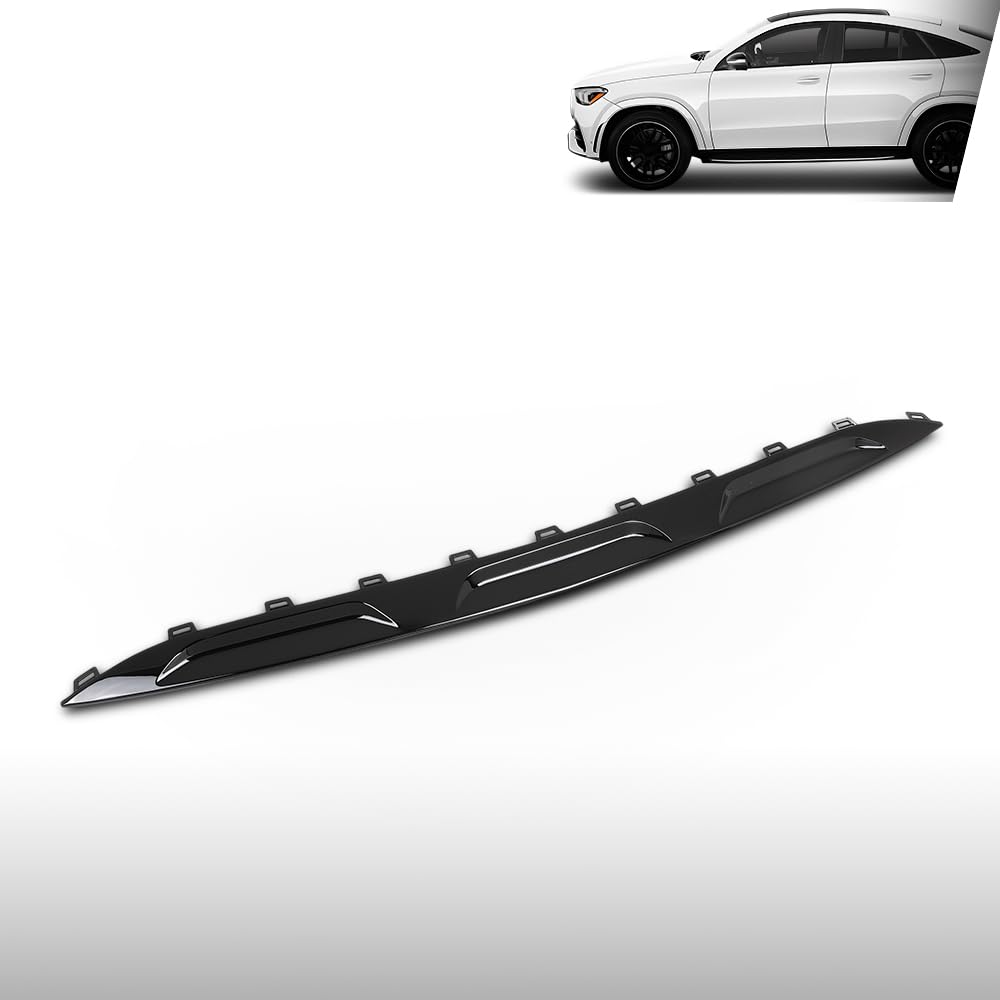 G-PLUS Front Bumper Lower Molding Trim Compatible with Benz W167 GLE-Class GLE350 GLE450 GLE580 2020-2022 A1678857003, 1678857003 Glossy Black