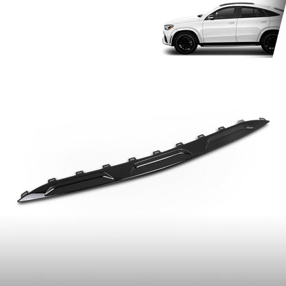 G-PLUS Front Bumper Lower Molding Trim Compatible with Benz W167 GLE-Class GLE350 GLE450 GLE580 2020-2022 A1678857003, 1678857003 Glossy Black